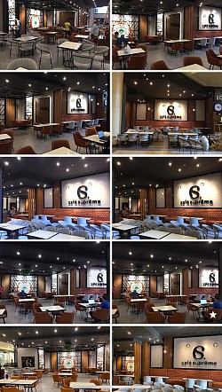 جانب من أعمالنا  في مدينة نصر مول سيتي ستارز سبريم كافية